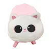 etsy's personalized embroidered unicorn fleece big eye backpack is a cartoon backpack for kindergarten children Item Picture